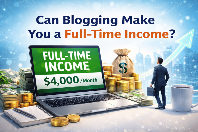 can blogging make you a full time income